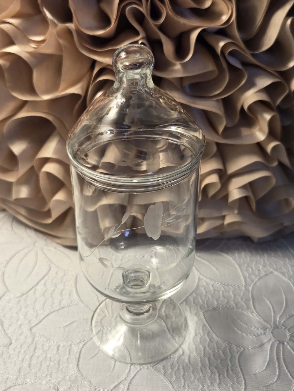 Vintage Princess House Apothecary Jar.